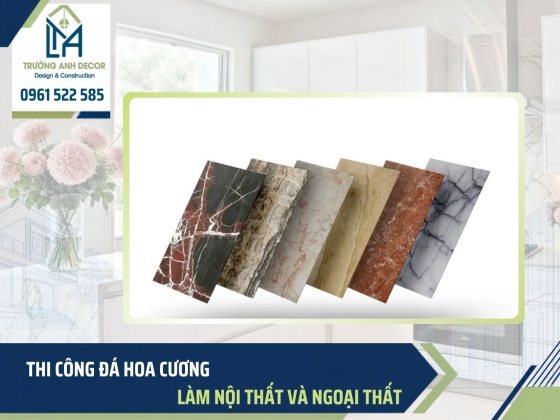 Thi công đá hoa cương cho nội thất và ngoại thất tại TP.HCM