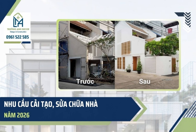 Cải tạo nhà, sửa chữa nhà trọn gói TP.HCM 