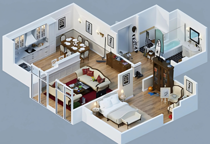 thiết kế và thi công nội thất
