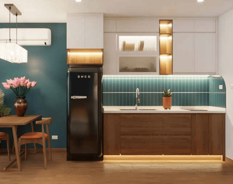 Giải Pháp Thiết Kế Bếp Căn Hộ Thông Minh Tại TP.HCM