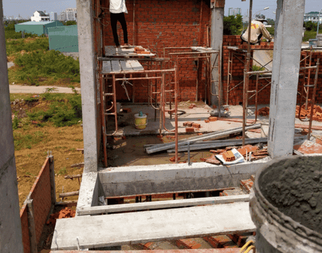 THI CÔNG NHÀ PHỐ TỪNG PHẦN TẠI QUẬN 2