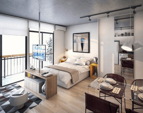 Thi Công Căn Hộ Studio Trọn Gói TP.hcm