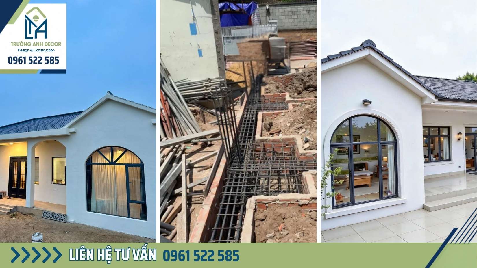 Gia cố móng nhà cấp 4 để nâng tầng thành biệt thự 2 tầng