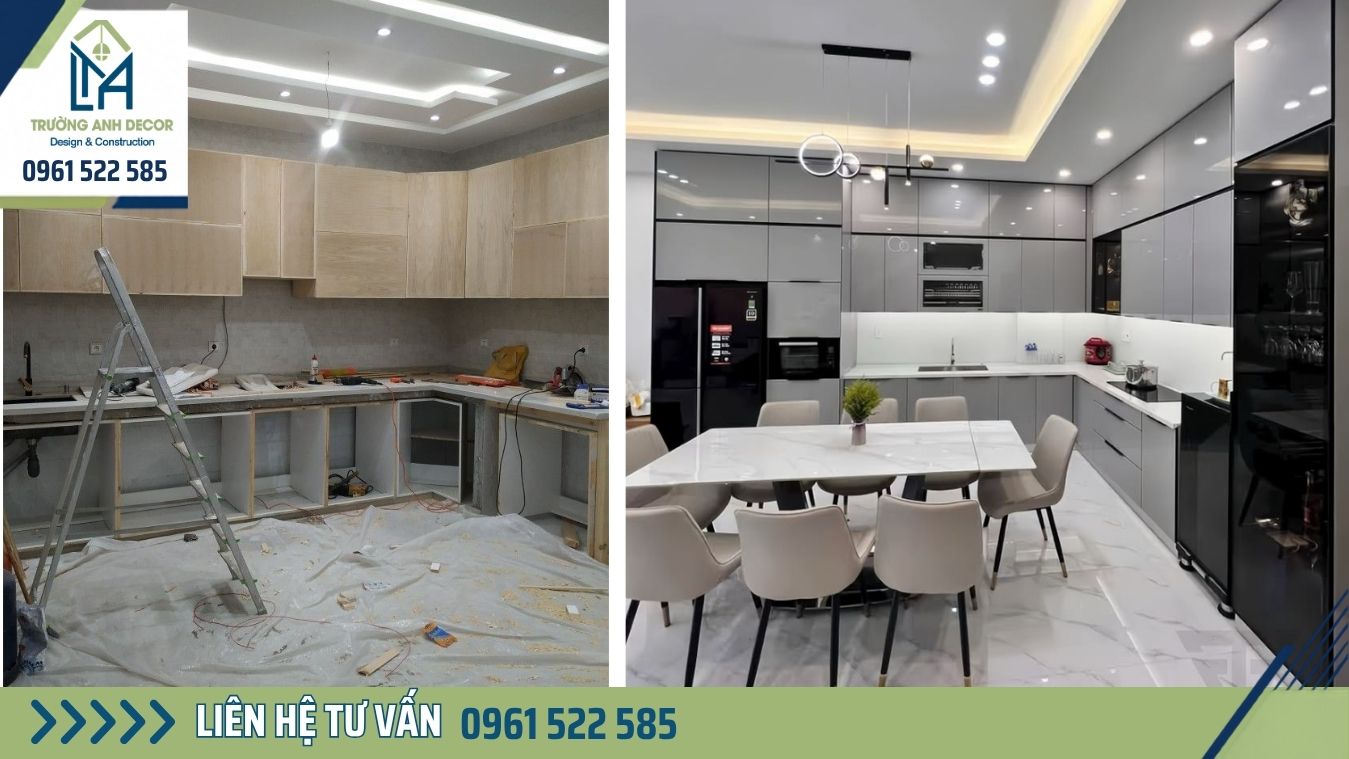 Quy trình thiết kế nội thất phòng bếp tại Trường Anh Decor