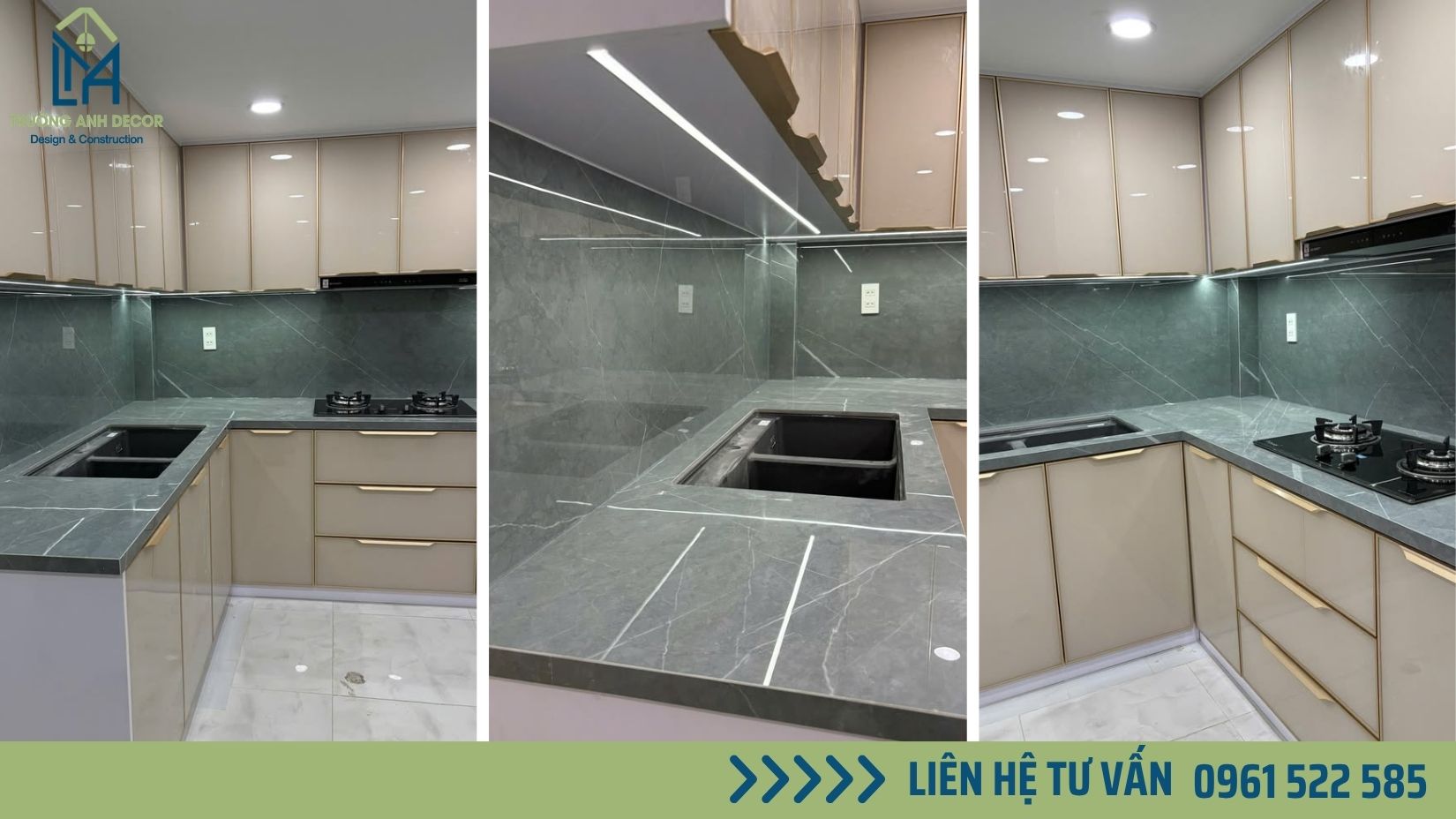 Quy trình thi công kính ốp bếp chuyên nghiệp tại Thủ Đức
