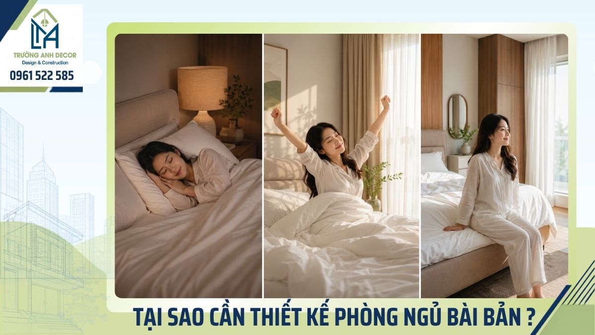 Không gian phòng ngủ hiện đại trong thiết kế nội thất phòng ngủ
