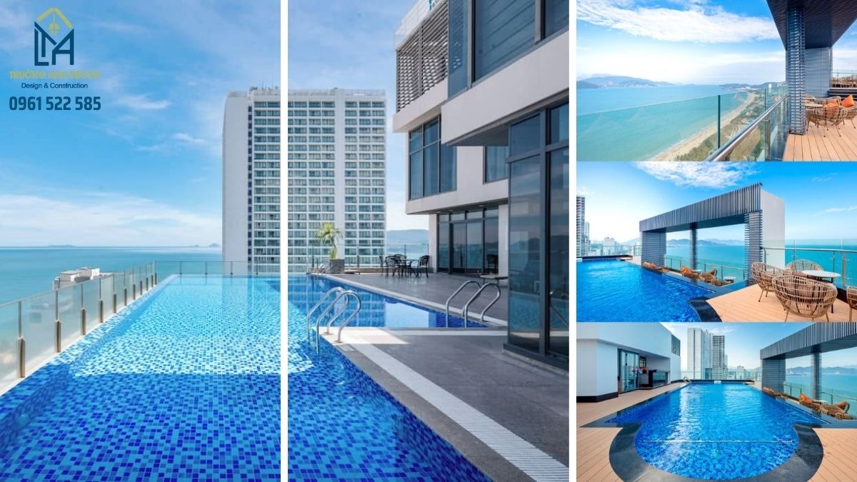 Chi phí thiết kế bể bơi vô cực trọn gói