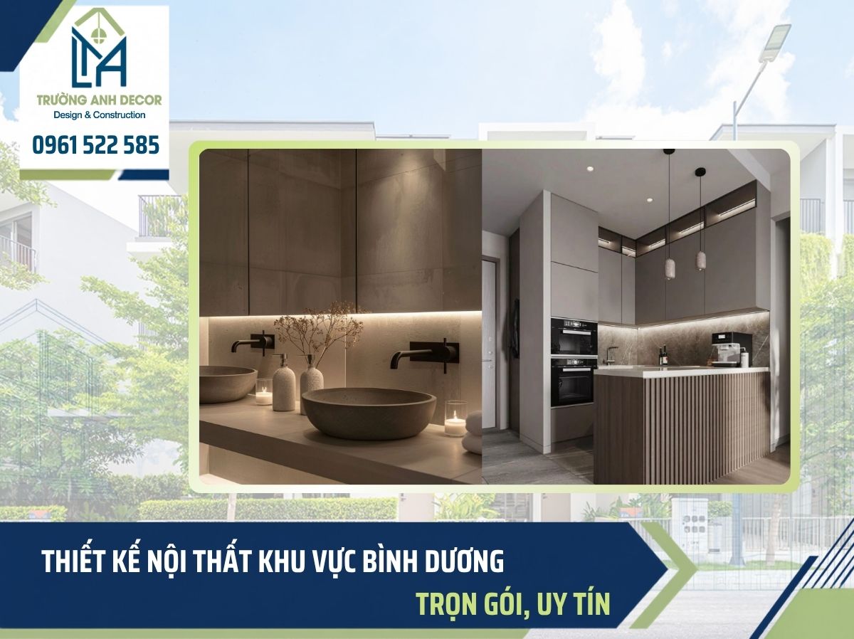 Thiết kế nội thất phòng khách căn hộ tại Bình Dương phong cách hiện đại