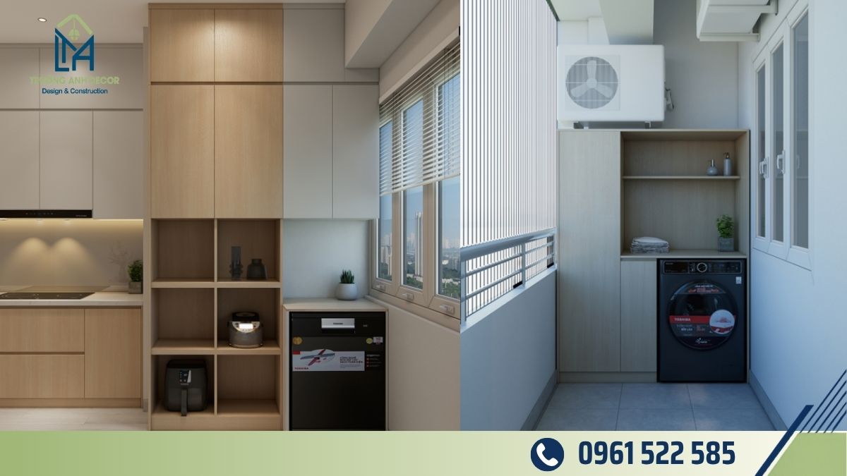 Thiết kế nội thất phường Vườn Lài cho căn hộ chung cư cải tạo