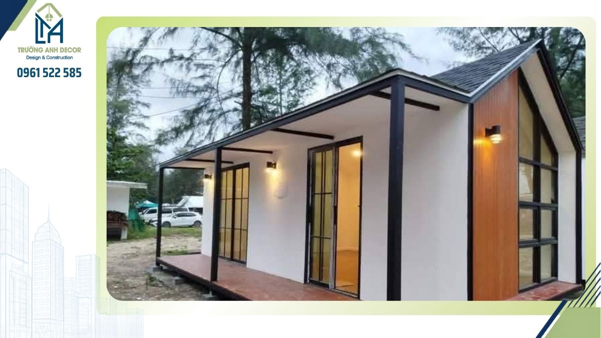 Nhu cầu thi công nhà lắp ghép làm homestay và nhà vườn nghỉ dưỡng