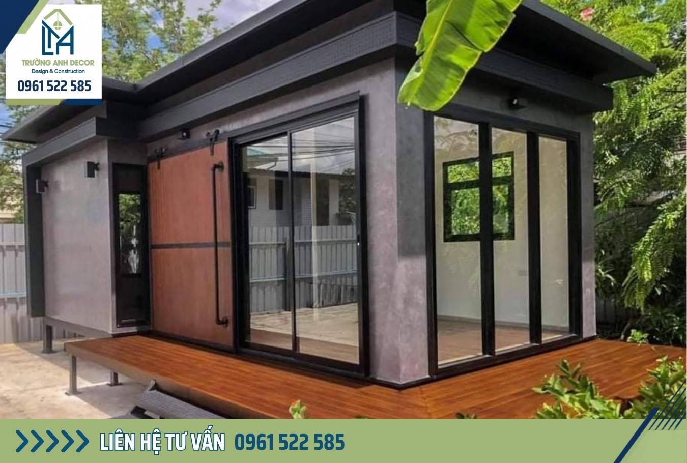 Nhà lắp ghép Long Thành sau khi hoàn thiện bàn giao