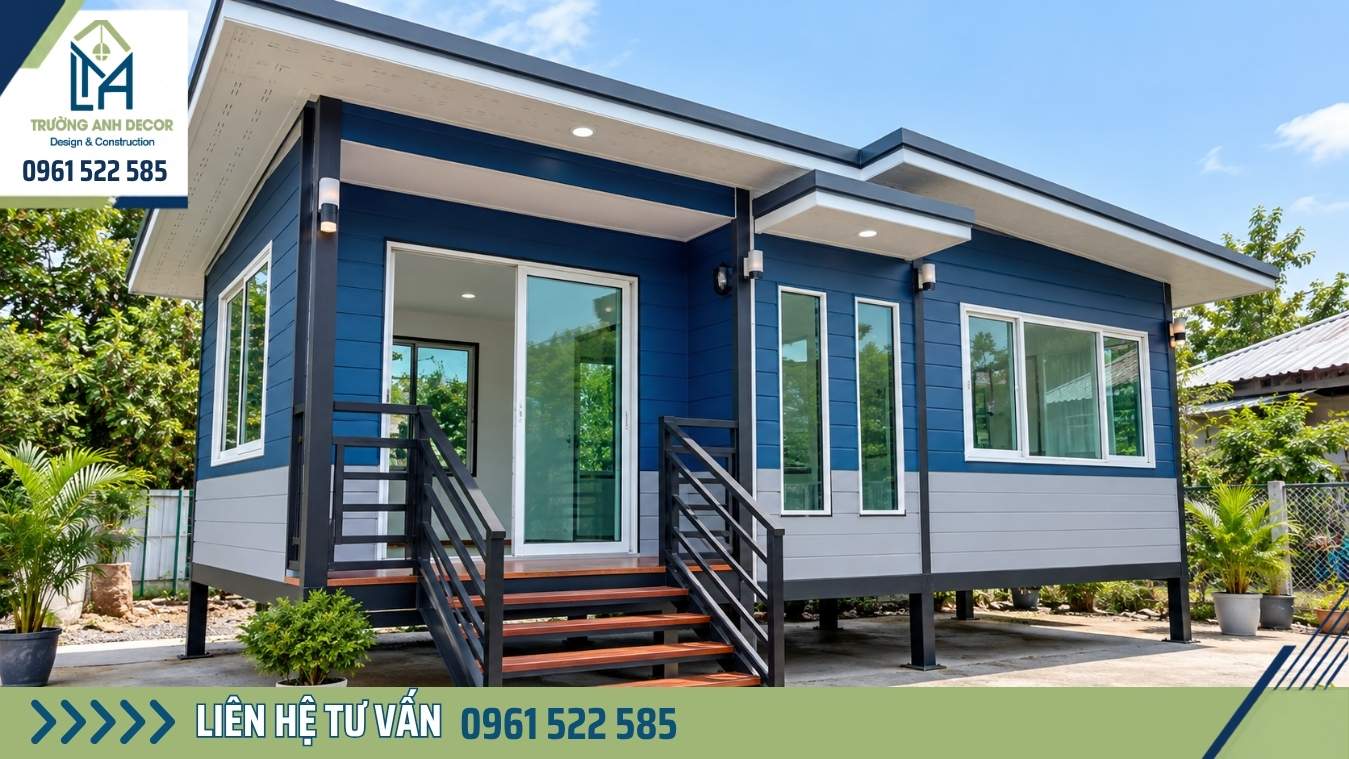 Nhà lắp ghép Nhơn Trạch làm văn phòng điều hành công trường