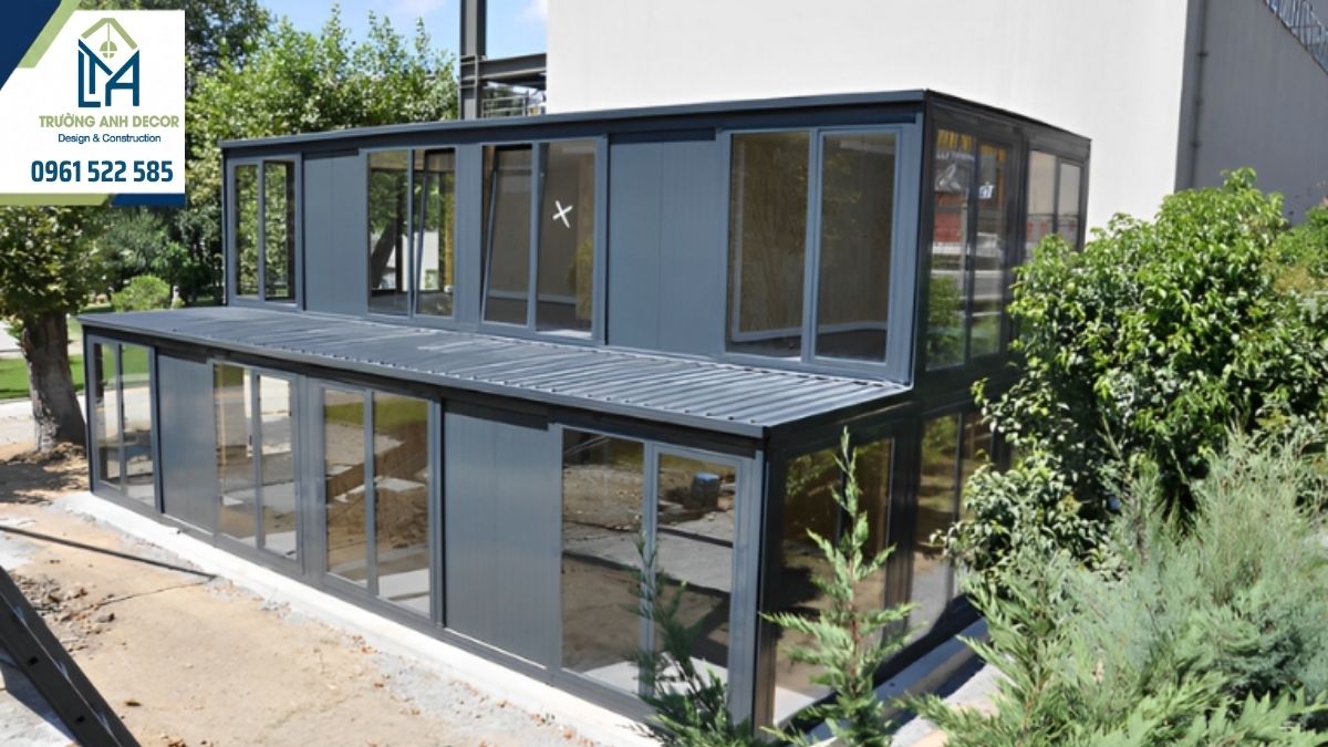 Thi công nhà lắp ghép phường Sài Gòn dạng văn phòng vách panel
