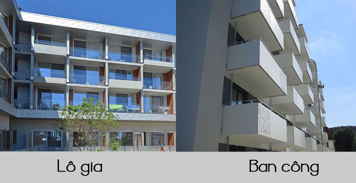 Sự Khác Nhau Giữa Ban Công Và Lô Gia
