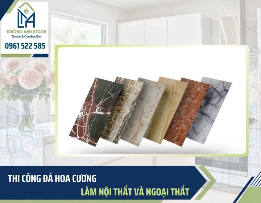 Thi công đá hoa cương cho nội thất và ngoại thất tại TP.HCM