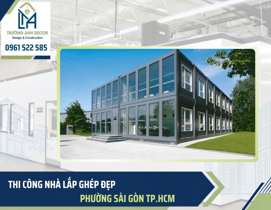 Thiết kế nhà lắp ghép phường Sài Gòn TP.HCM uy tín
